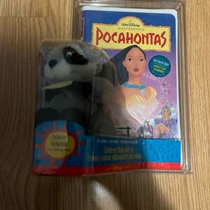 Disney Pocahontas 1996 VHS Limited Edition with Plush Toy